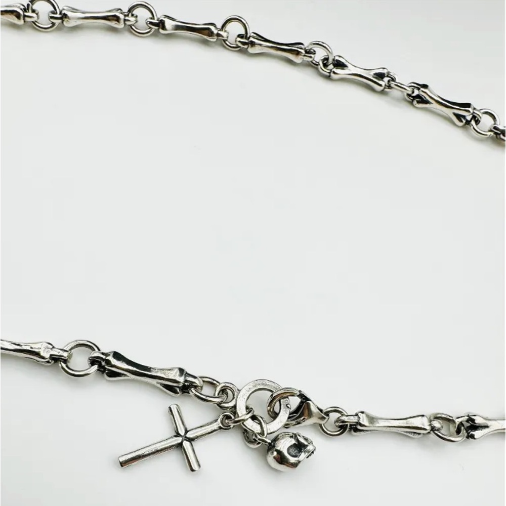 50 Bones Sterling Silver Necklace